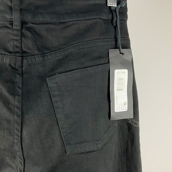 Nili Lotan Hadley Jeans Cropped Flare, Jet Black, Size 4 NWT - Picture 6 of 10